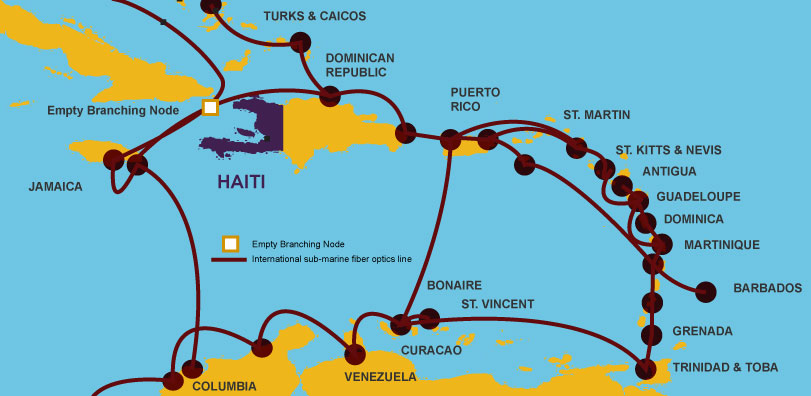haiti map